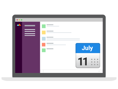 Create events in Slack